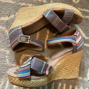 Tom’s Espadrille Platform Sandal Wedge